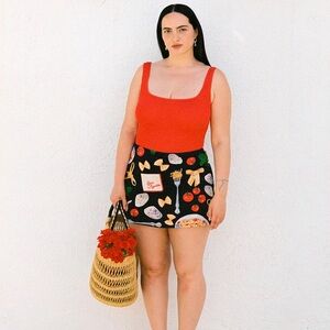 Lisa Says Gah Buon Appetito Darcy Skort in XL